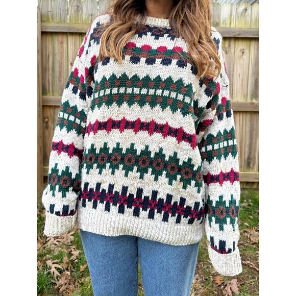 Vintage Gulf Traders Winter Sweater (L, shown on a size 6) - Picture 7 of 9